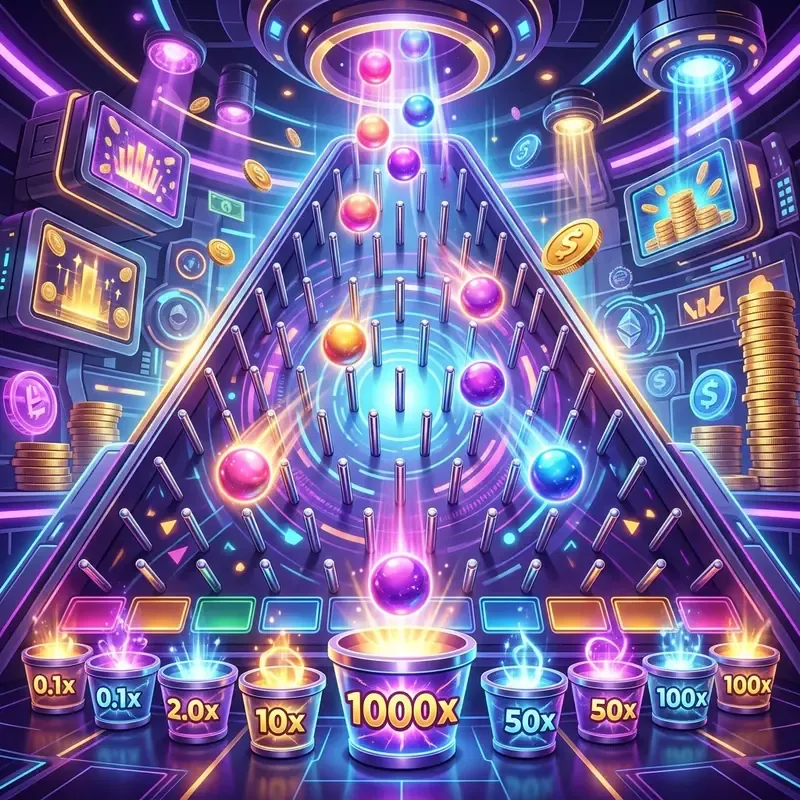 Plinko online demospill, risikonivåer og spill