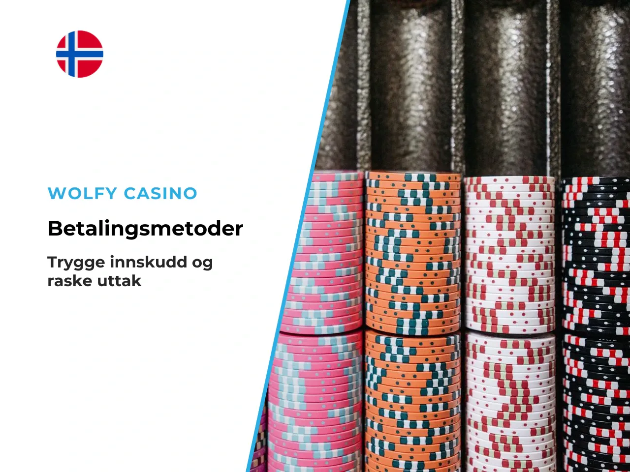 Betalingsmetoder for norske spillere. Betalingssiden er