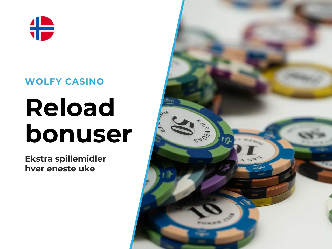 Reload bonuses på etterfølgende innskudd. Reload-bonuser