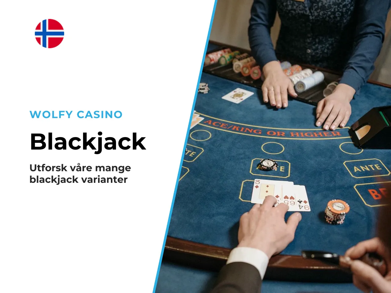 Typer blackjack games classic, live og