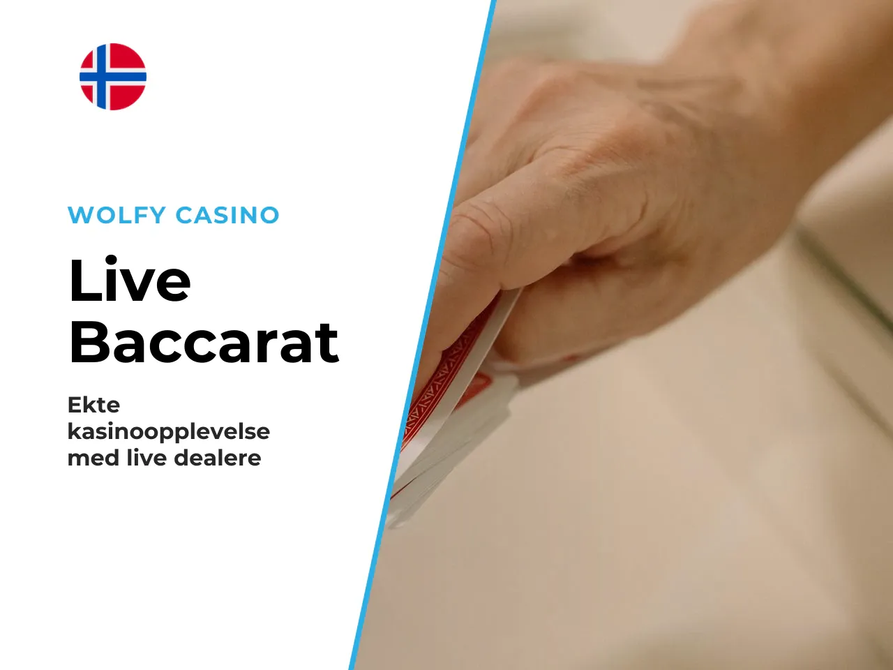 Særtrekk ved live dealer baccarat. Baccarat