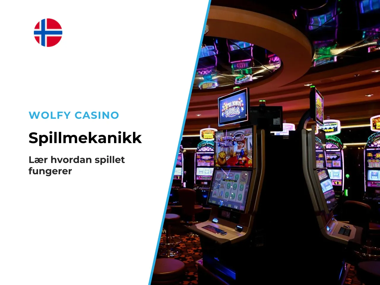 Spillfelt, gevinstlinjer og spins. Spillfeltet består