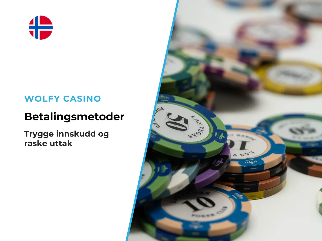 Betalingsmetoder, uttak og KYC for norske
