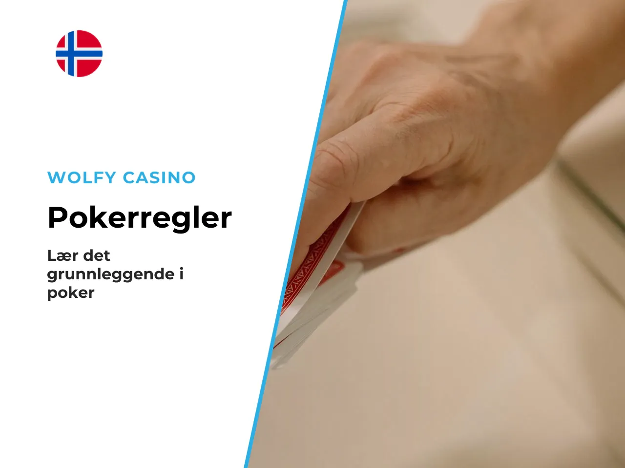 Kortutdeling, blinds og betting rounds. Før