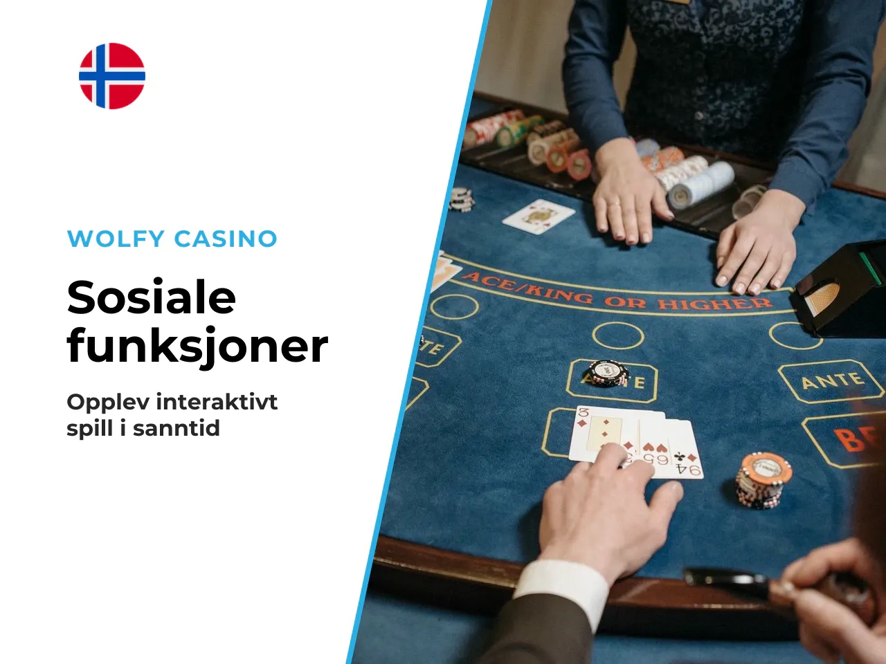 Sosiale funksjoner og interaktive verktøy i