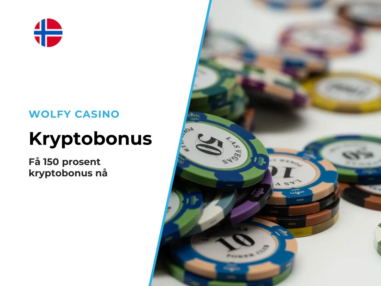 150 Crypto Welcome Offer for kryptoinnskudd