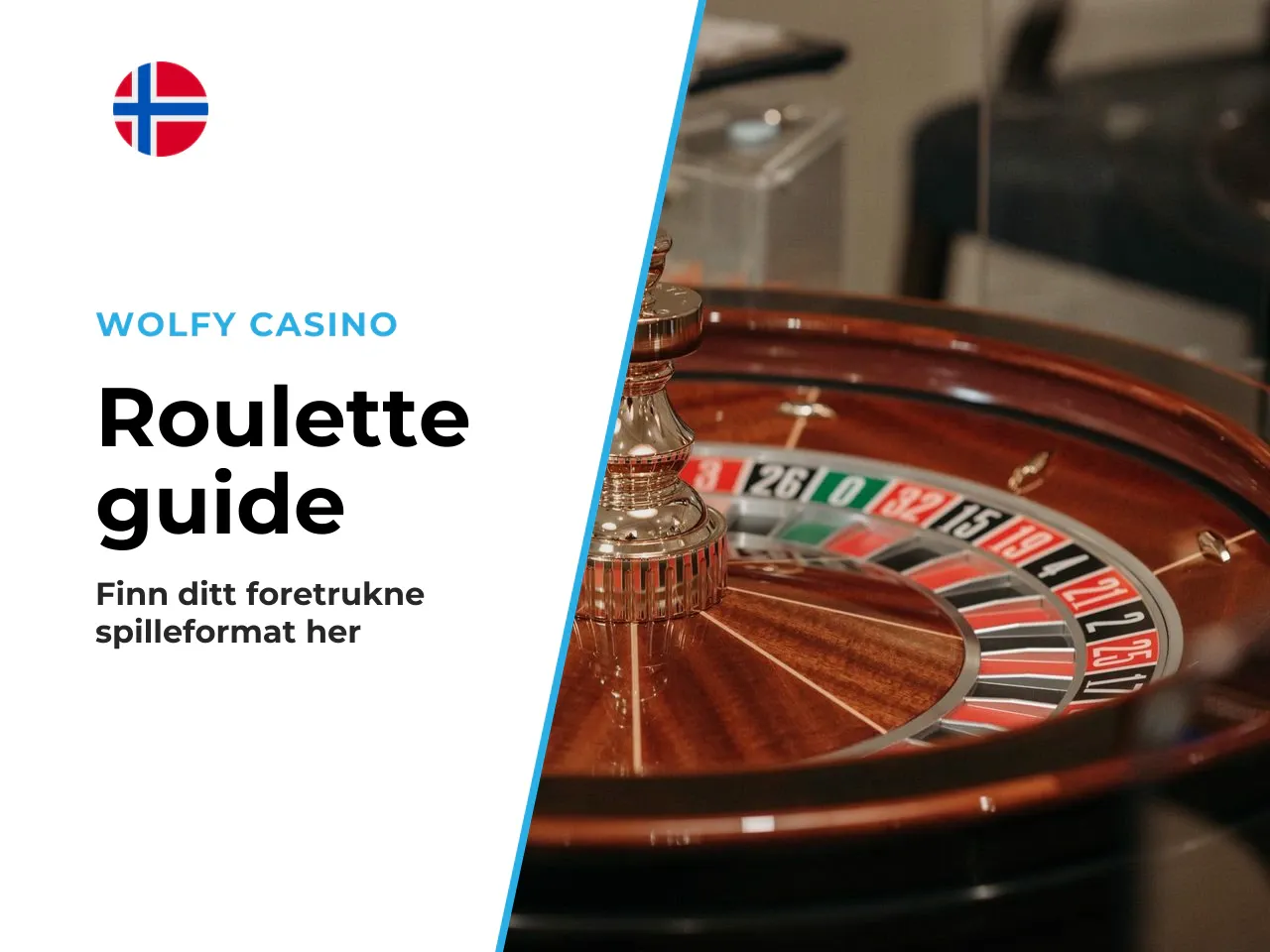 Valg av format for roulette online