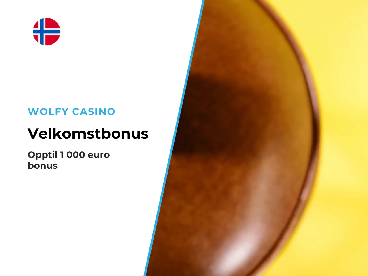 Wolfy Casino welcome bonus på første
