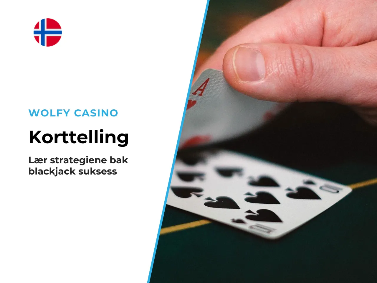 Kan korttelling brukes i online blackjack