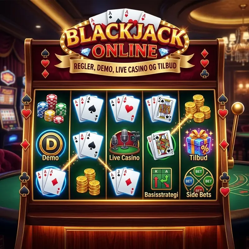 Blackjack online regler, demo og live